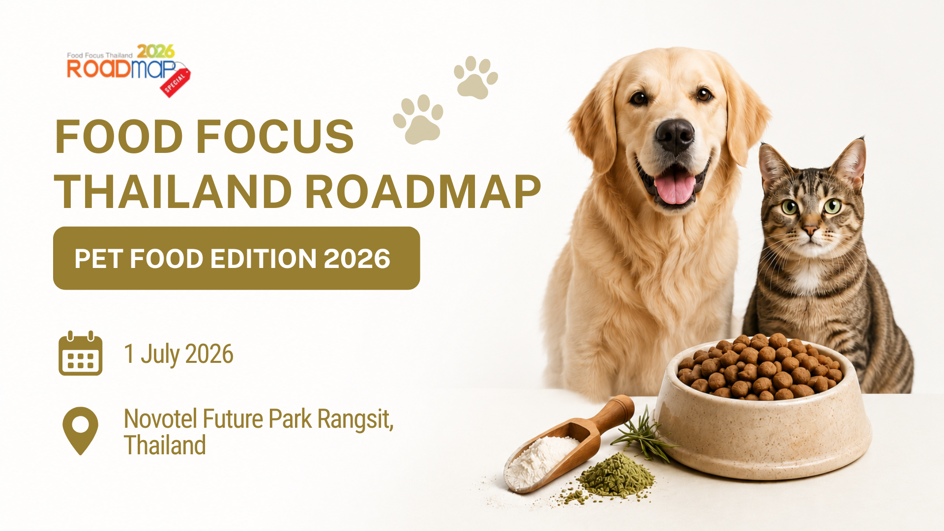 Meet Our Team at Food Focus Thailand Roadmap: Pet Food Edition